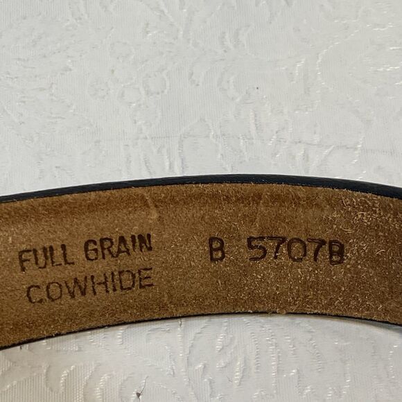 Circle G Hand Tooled Black Leather Dog Collar 20" - Picture 13 of 13